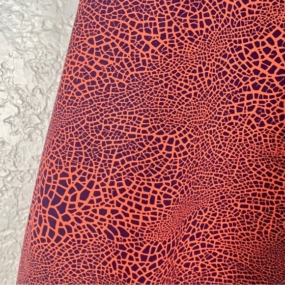 Lululemon Wunder Train High-Rise Crop Leggings, Crackle Glaze Orange - EUC - Picture 7 of 8